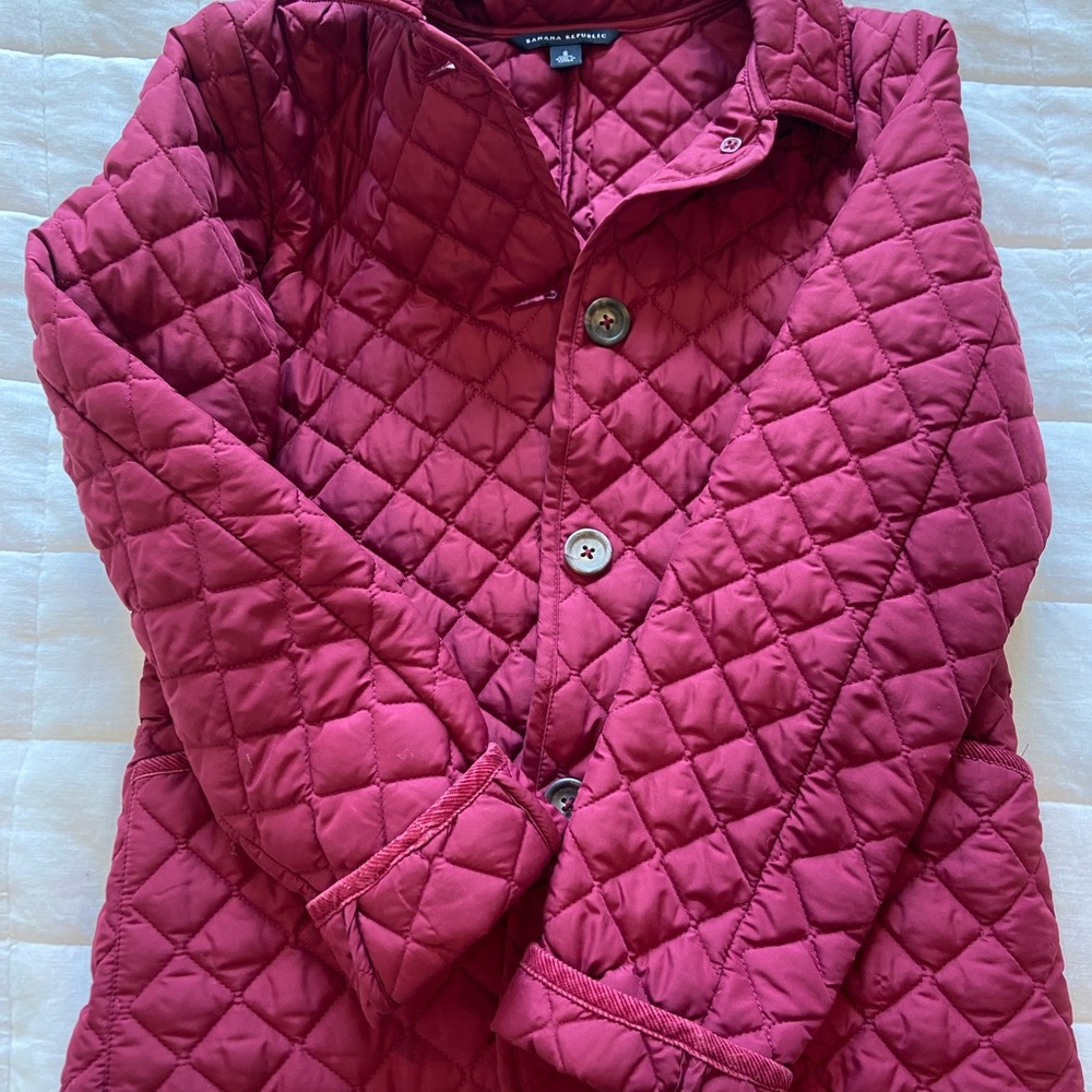 Women's Quilted Jacket in Raspberry by Lauren Ralph Lauren
